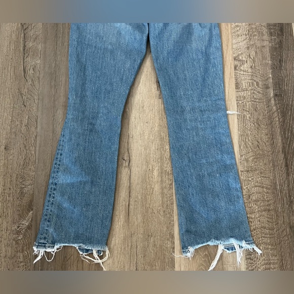 Mother Superior The Insider Ankle Chew Distressed Jeans Size 24 destroyed Bills - Picture 13 of 13